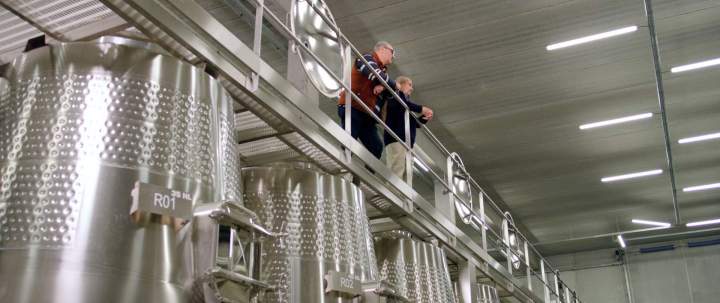 Cave de production de vin Rhône-Alpes